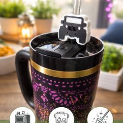 Jeep Silhouette Stanley Cup Straw Topper