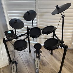 ALESIS NITRO DM7X 6 PIECE PRO ELECTRIC DIGITAL ELECTRONIC DRUM SET KIT