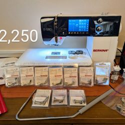 BERNINA B580 Sewing, Quilting, Embroidery Machine w/Embroidery Unit, BSR, Manuals & Much More