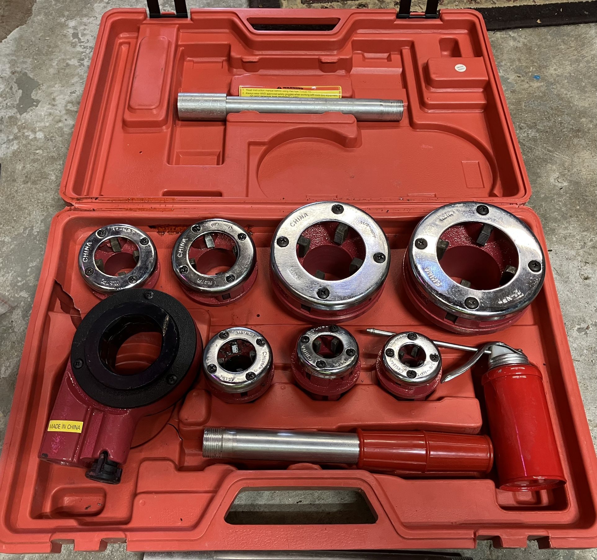 Pipe Threader 3/8”-2”