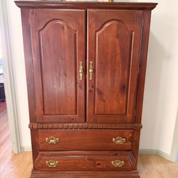 Beautiful cherry armoire / TV cabinet