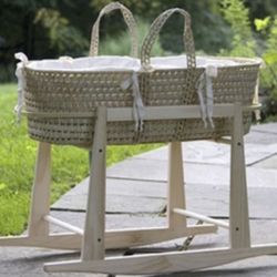 Pre-loved Baby Moses Basket & Rocker! 