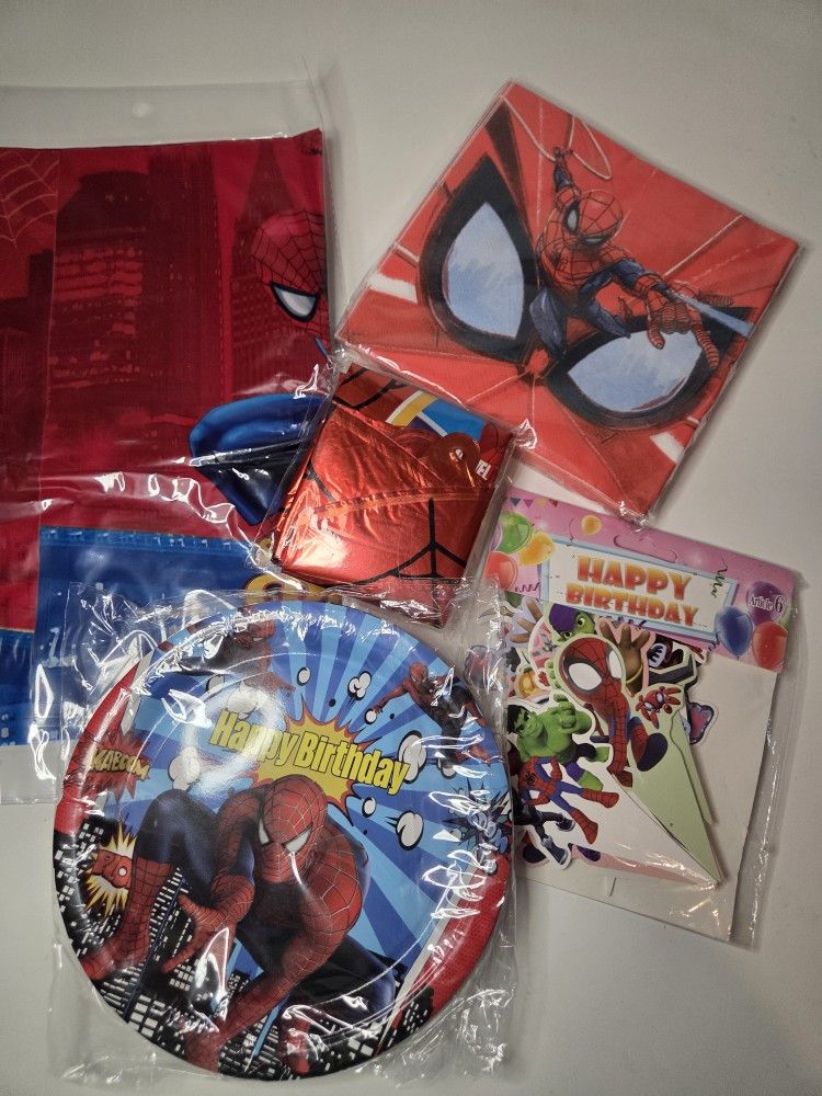 #3 Spiderman Birthday Party Supplies 
