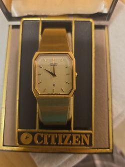 Womens gold Citizens watch