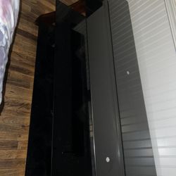 3tier Glas Shelf Entertainment Center