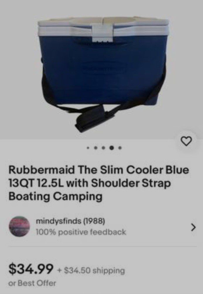 Slim Rubbermaid Cooler