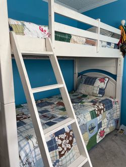 Twin sized bunk bed