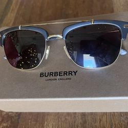 Burberry Black 4202Q Pilot Retro Sunglasses 