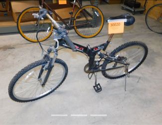 Foldable mountain bike