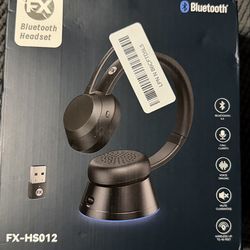 FXWONTY Wireless Bluetooth Headset with Mic, FX-HS012, Noise-Canceling Earphones