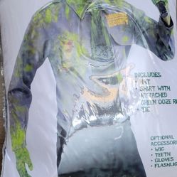 Zombiw Security Guard  Halloween Costume 