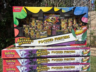 Pokémon Mega Evolution Ascended Heroes Focused Fighters Premium Collection