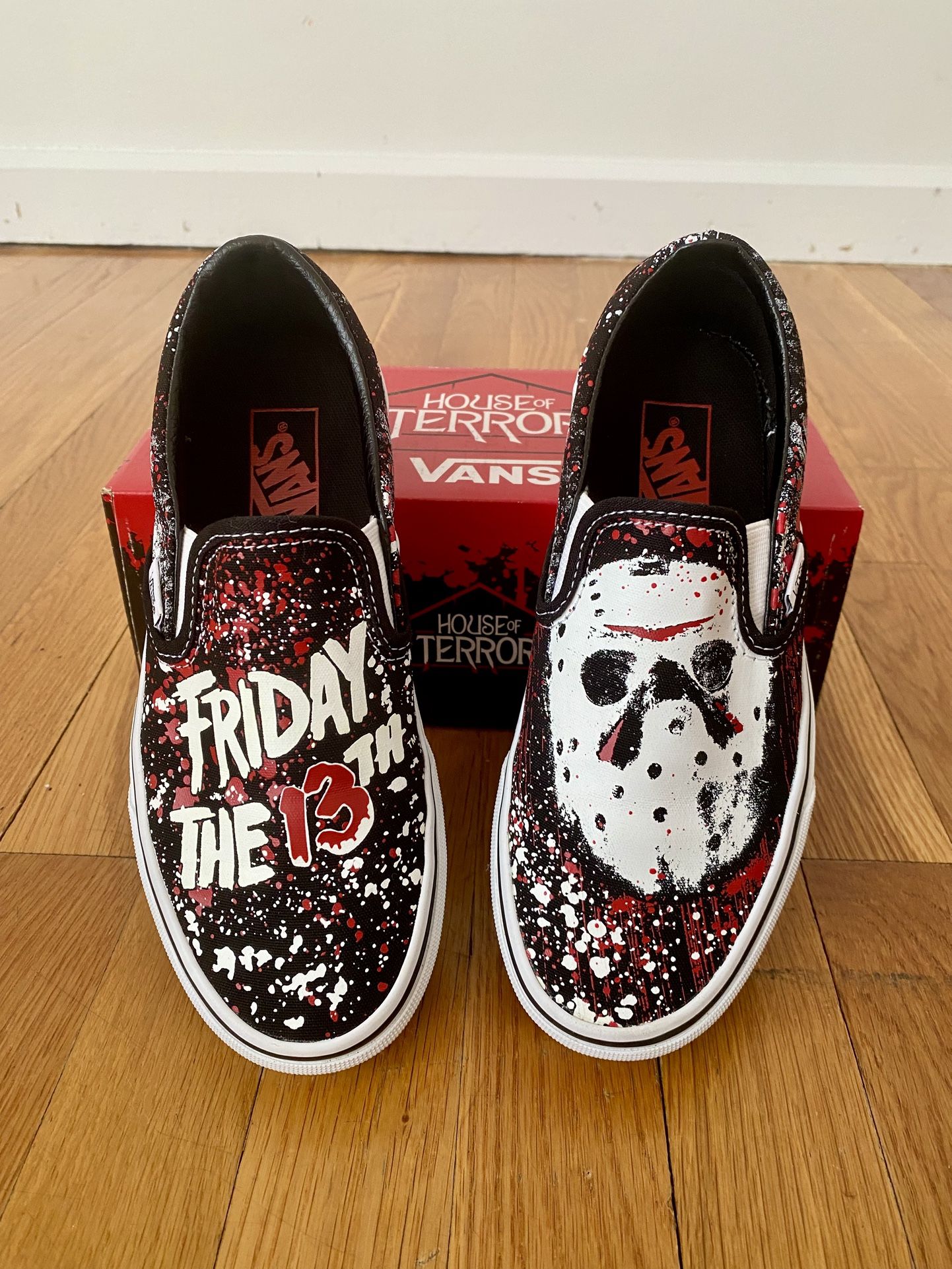 Vans x House Of Horror x Friday 13th Shoes