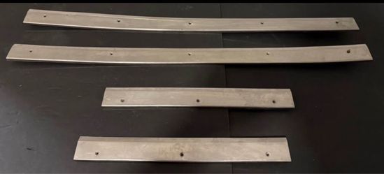 OEM Rolls-Royce Silver Shadow / Silver Spirit Door Sill Scuff Plates Trim Set of 4.