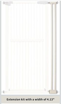 Lumizone 61.02" Extra Tall Pet Gate Extension Kit 4.13" Wide Cream
Extra Tall Cat Gate for Dog Doorway Hallway Stairs Pressure Mounted 1.37" Gap No Dr