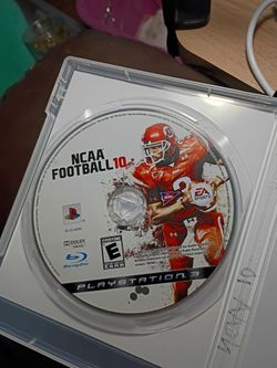NCAA Football 10 PS3 Game Disc