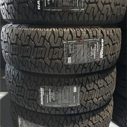 (4) - 275/65/20 Radar Renegade AT Pro Tires