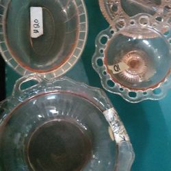 Vintage Peach Glass All For $60