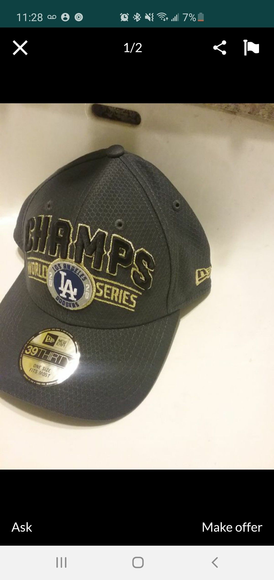 Dodger championship Hat
