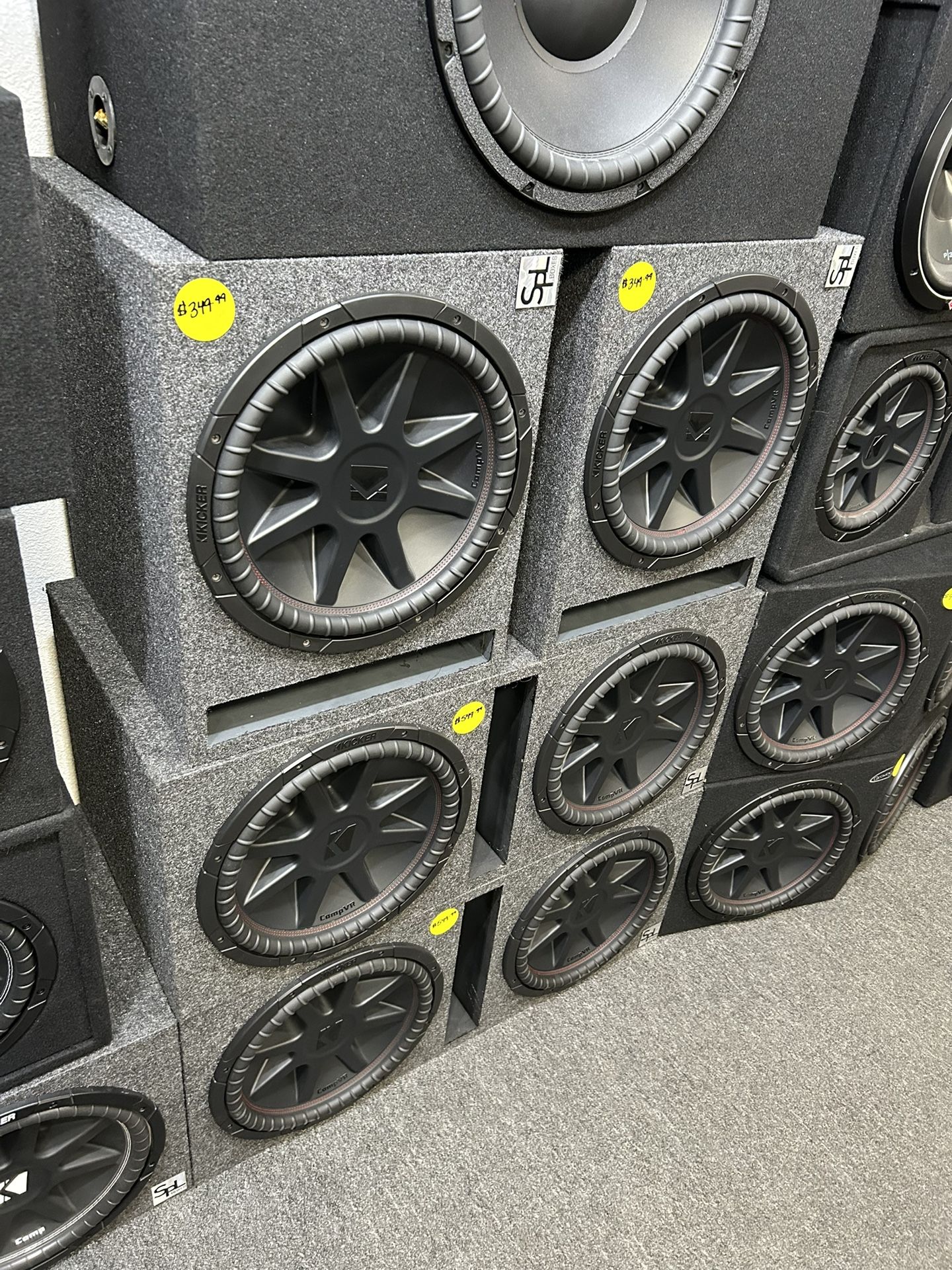 Kicker Comp Cvr 15” Singles & Duals On Sale