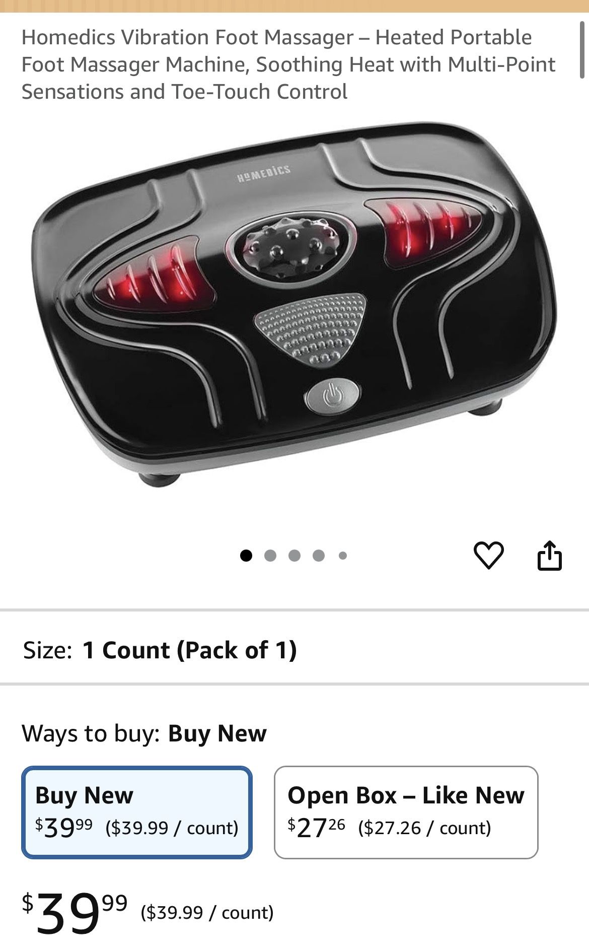 Foot Massager With Heat