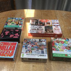 Various Puzzles Lot - 6/$15
