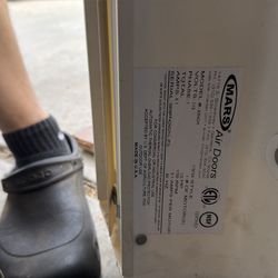 mars air door curtain model 42 nch