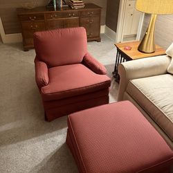chair and ottoman