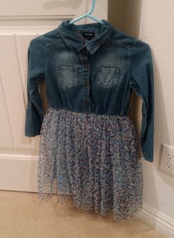 Girl jean dress
