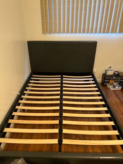 Queen Bed Frame with mattress