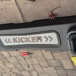 NEW CUSTOM PORTED BOX WITH KICKER SOLO X 8” Subwoofers CHEVY SILVERADO GMC SIERRA 2019-2025