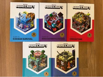Mojang Minecraft guides (set of 5)