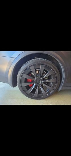 Tesla model x 22” sport rims tires set