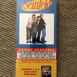 Season 3 “Seinfeld” DVD’s, Unopened. plus Never Seen Footage. 