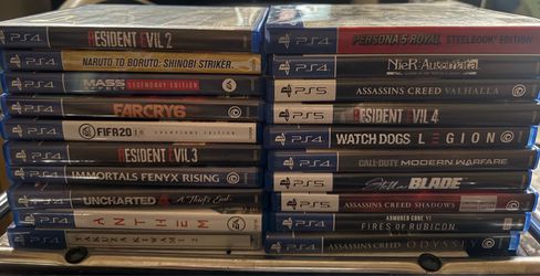 Various PS5&PS4 games please read below