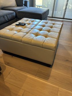 Larger Size ottoman With Storage