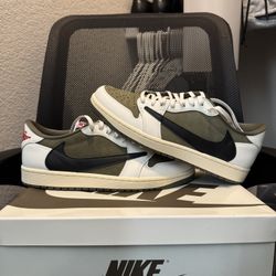 Travis Scott x Air Jordan 1 Low OG ‘Medium Olive’ Size 11