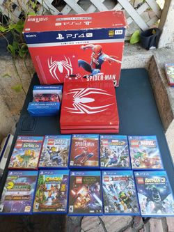 Ebay Has it for $2000! Mine is $450! 1 Control 1 Game & 2020 PS4 Pro Edition spider man with box. 2000GB $550! $20! Per Game. 3 for $50! 7 for $100!