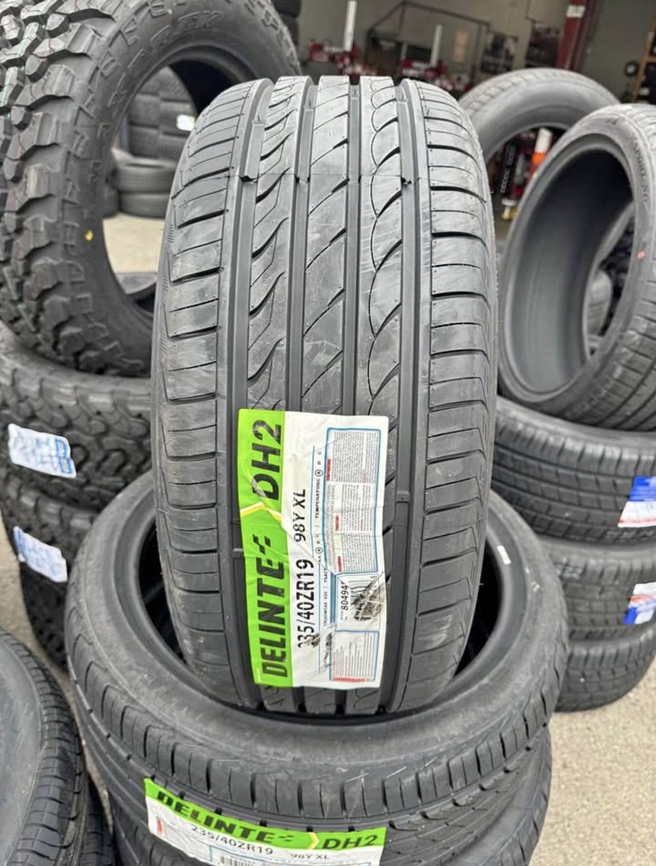 235/40R19 Delinte DH2 A/S 98Y Brand New 4 Tires Free Mount Balance installed 235/40/19 llantas
