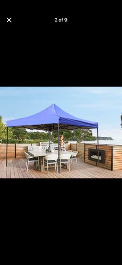 Pop-up Canopy Tent, Canopy Tent with Adjustable Height, Pop-up Tent 10x10，Carpa plegable tipo canopy 10x10 con altura ajustable.