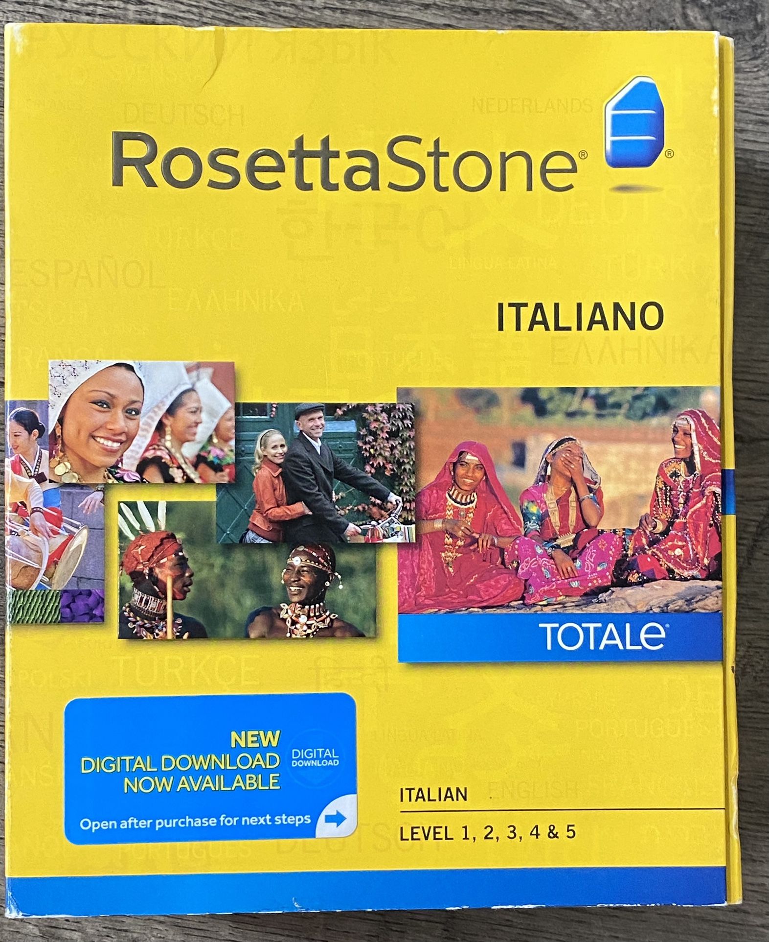 Rosetta Stone Italian Language Complete Set