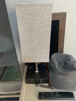 Lamp with charging ports