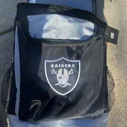 Official NFL Raiders Rolling Cooler – New With Tags