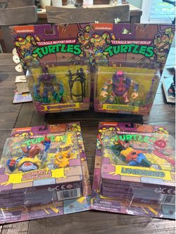 Tmnt classic cohort figure 4 pack new
