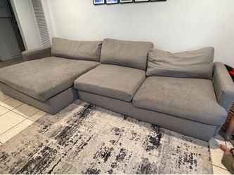 Grey couches