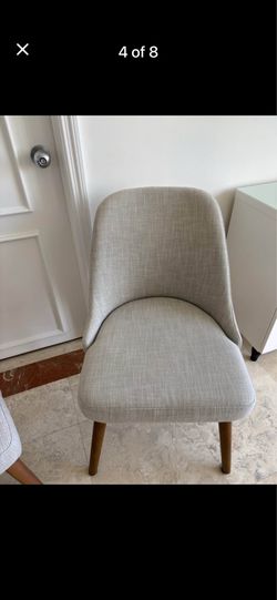 2 west elm chairs