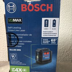 Bosch 65’ Self Leveling Cross line Laser