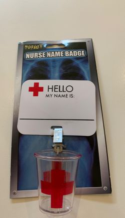 Halloween costume Nurse Badge