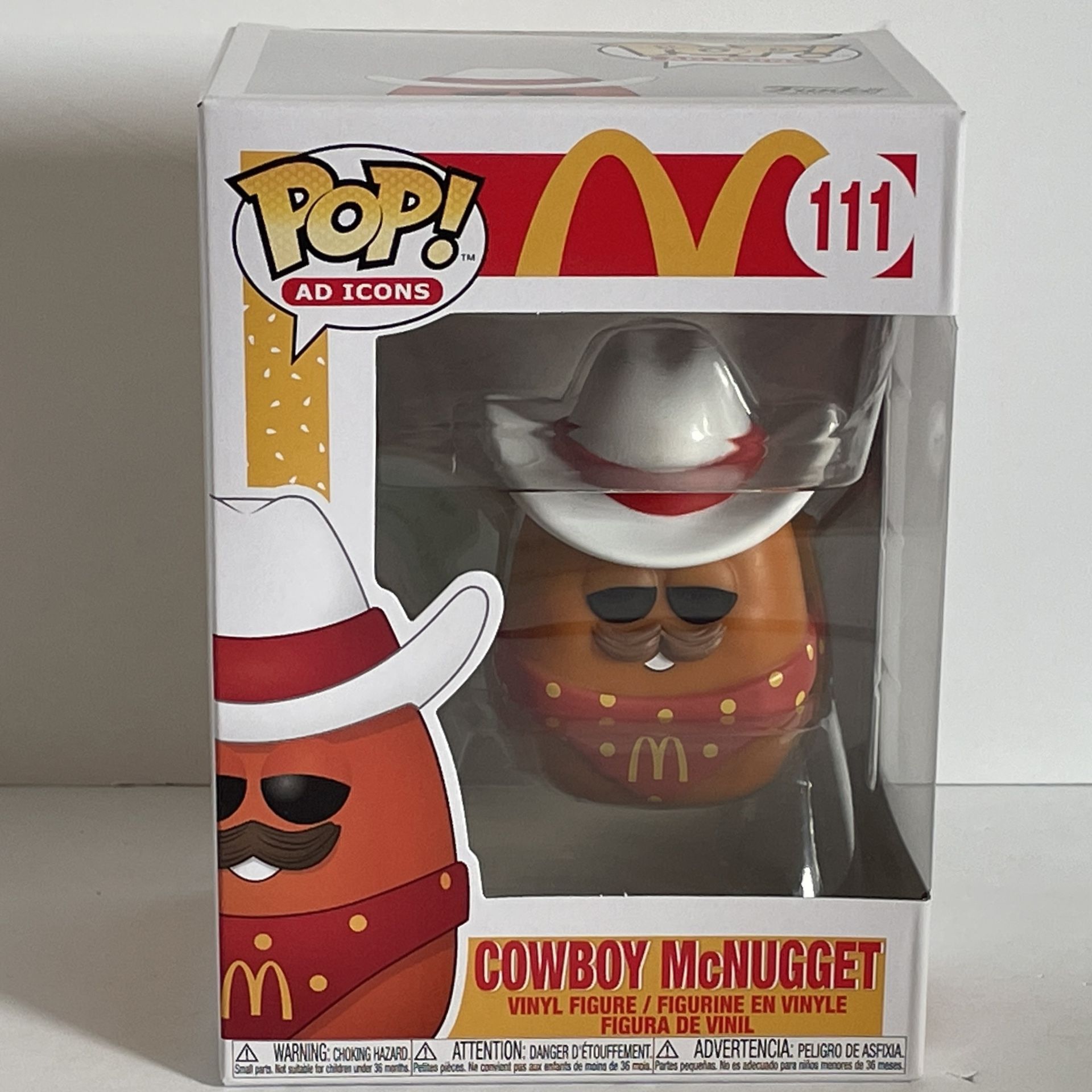 111 Cowboy McNugget Funko Pop McDonald’s MIB