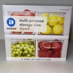 Idesign Linus Deep Storage Bins